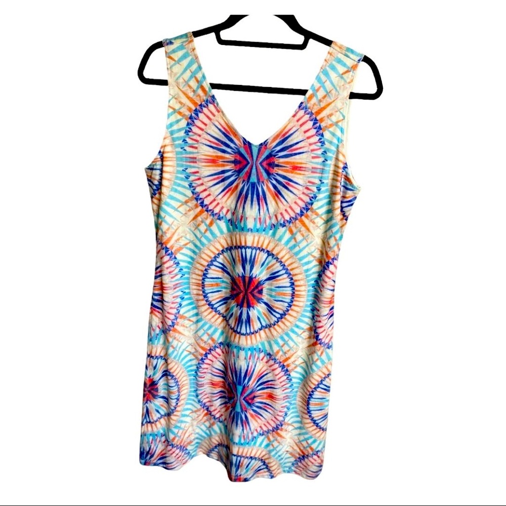 Tribal Jean Sleeveless MIDI Dress